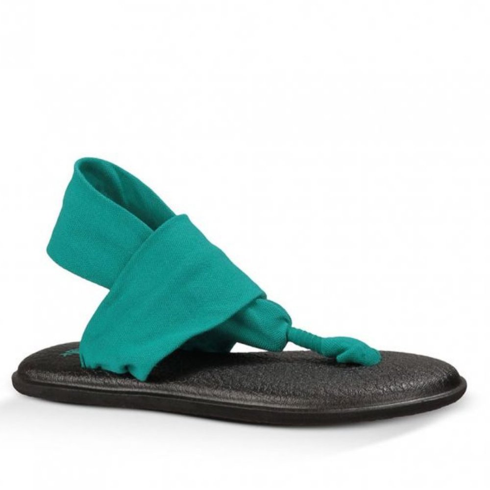 Sanuk Yoga Sling Teal Color Sandal Size 6 NEW